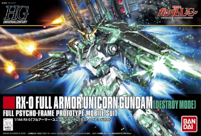 Model Kit Bandai Hobby HGUC: Full Armor Unicorn Gundam (Destroy Mode)
