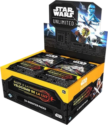 Caja de Sobres Star Wars Unlimited: Salto a la Velocidad de la Luz1