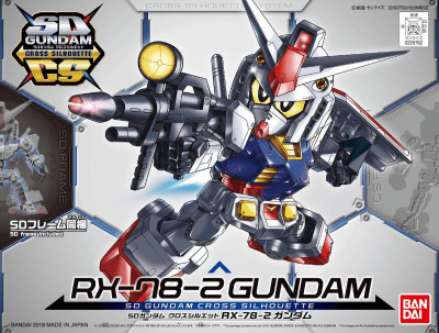 Model Kit Bandai Hobby SD Cross Silhouette: RX-78-2 Gundam SD2