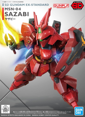 Model Kit Bandai Hobby SD EX-Standard: MSN-04 Sazabi1