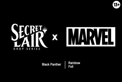 Secret Lair MTG: Marvel Black Panther (FOIL)