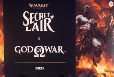 Secret Lair MTG: God of War: Greek1