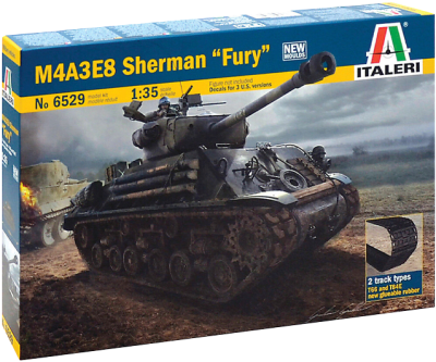 Model Kit Italeri: M4A3E8 Sherman 