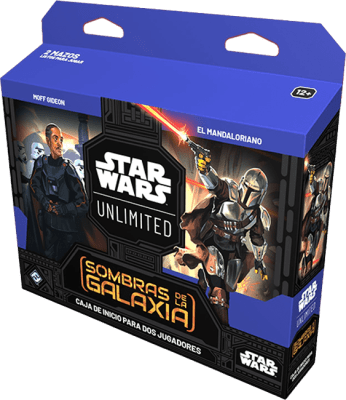 Caja de Inicio para 2 jugadores Star Wars Unlimited: Sombras de la Galaxia español1