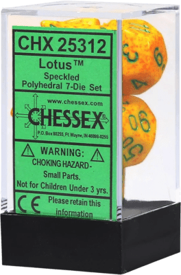 Chessex Die Rol Set Speckled (Lotus)1