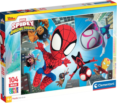 Puzzle Clementoni 104 Piezas Disney Junior (Spidey and his Amazing Friends)1