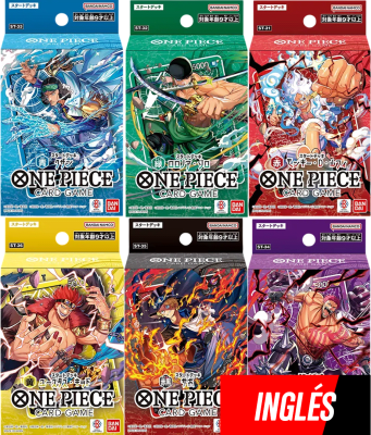 PREVENTA PACK Starter Deck One Piece CG: ST31-ST36