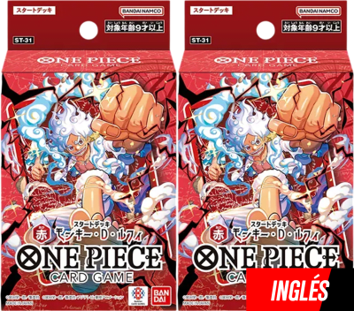 PREVENTA Pack 2 Starter Deck One Piece CG: ST31