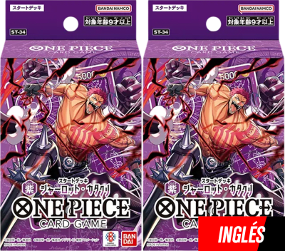 PREVENTA Pack 2 Starter Deck One Piece CG: ST34