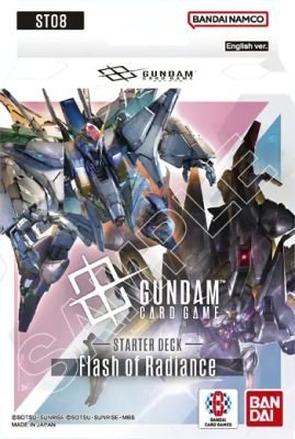 Starter Deck Gundam CG: ST08 Flash of Radiance1