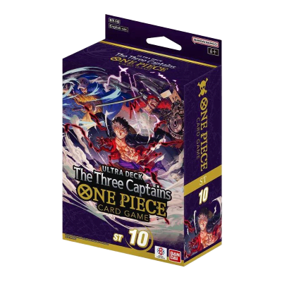 Ultimate Deck One Piece CG: ST10 The Three Capitains (PACKING DAÑADO)