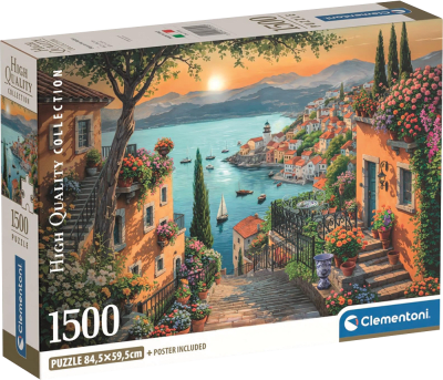 Puzzle 1500 Piezas HQC Clementoni Steps to the Harbor