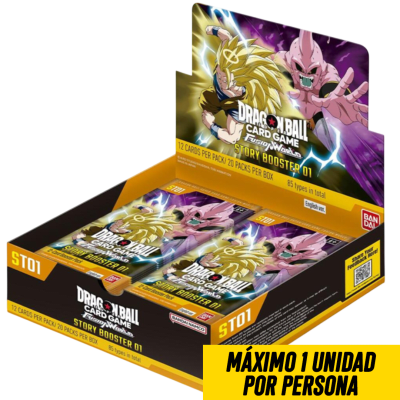 Caja de Sobres DBS Fusion World: ST01 Story Booster1