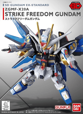 Model Kit Bandai Hobby SD: Ex-Standard Strike Freedom Gundam1