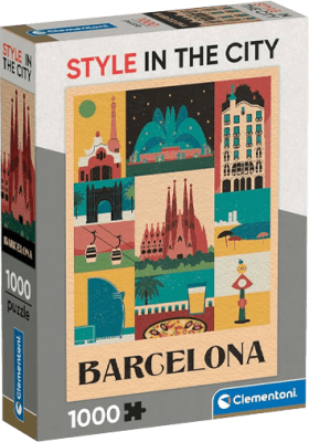 Puzzle Clementoni Style in the City 1000 Piezas (Barcelona)1