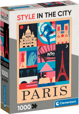 Puzzle Clementoni Style in the City 1000 Piezas (Paris)1