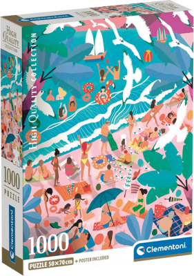 Puzzle Clementoni High Quality Collection 1000 Piezas (Sunday at the beach)