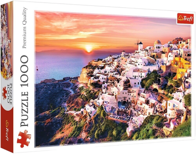 Puzzle Trefl 1000 Piezas (Sunset Over Santorini)1