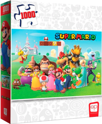 Puzzle USAopoly 1000 Piezas: Super Mario Mushroom Kingdom