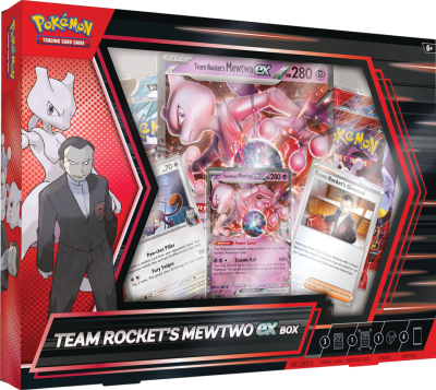 Team Rocket's Mewtwo ex Box Pokémon TCG