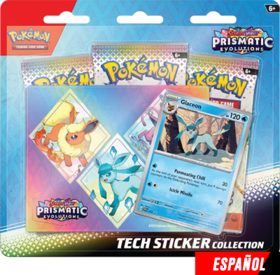 Tech Sticker Collection Pokémon TCG: Evoluciones Prismáticas (Glaceon)