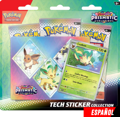 Tech Sticker Collection Pokémon TCG: Evoluciones Prismáticas (Leafeon)1