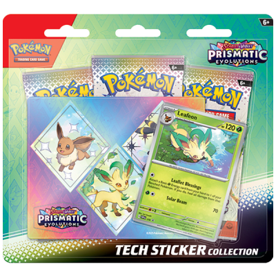 Tech Sticker Collection Pokémon TCG: Prismatic Evolutions (Leafeon)1