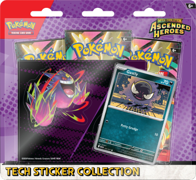 Tech Sticker Collection Pokémon TCG: Ascended Heroes (Gastly)