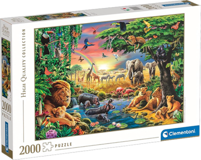 Puzzle Clementoni High Quality Collection 2000 Piezas (The African Gathering)1