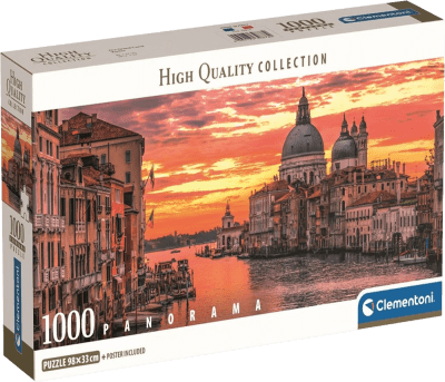 Puzzle 1000 Piezas HQC Panorama Clementoni The Grand Canal Venice