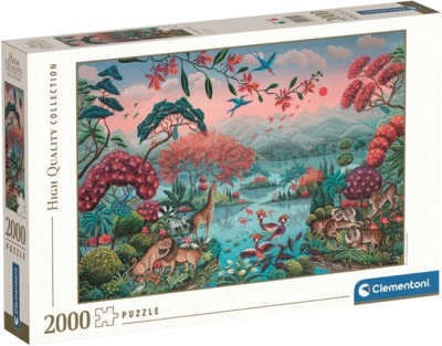 Puzzle Clementoni High Quality Collection 2000 Piezas (The Peaceful Jungle)1