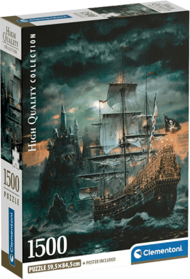 Puzzle Clementoni High Quality Collection 1500 Piezas (The Pirate Ship)