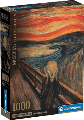 Puzzle Clementoni Museum Collection 1000 Piezas ((Munch) The Scream)1