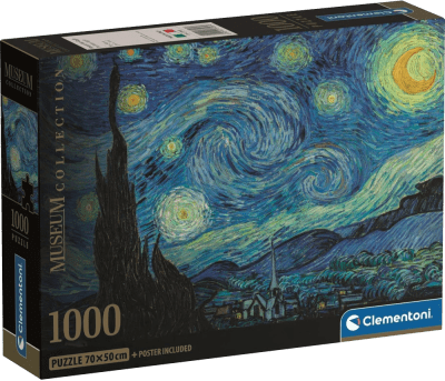 Puzzle 1000 Piezas Museum Clementoni Van Gogh The Starry Night