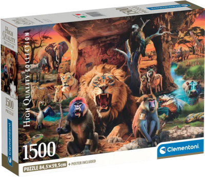 Puzzle Clementoni High Quality Collection 1500 Piezas (The Tribal Society)1
