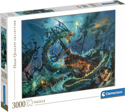 Puzzle Clementoni High Quality Collection 3000 Piezas (The Underwater Battle)1