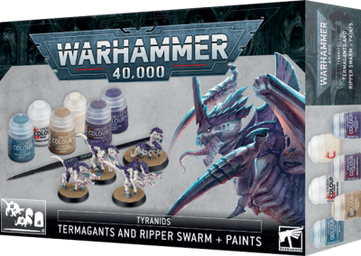 WH 40K Tyranids: Termagants and Ripper Swarm + Paints