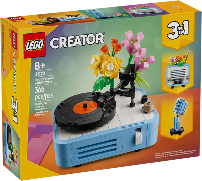 LEGO Creator: Tocadiscos con Flores