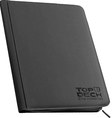 Carpeta Top Deck Premium Binder 4 Bolsillos (Negra)