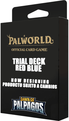 PREVENTA Trial Deck Palworld OCG: Dawn of Palapagos Red - Blue