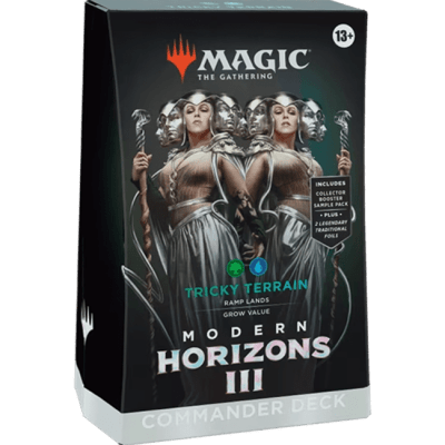 Commander Deck MTG: Modern Horizons 3 Inglés (Tricky Terrain)1