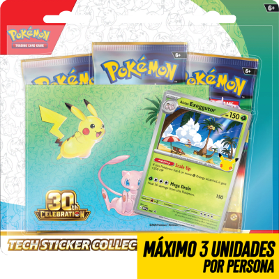 Tech Sticker Collection Pokemon TCG: 30th Celebration (Alolan Exeggutor)1