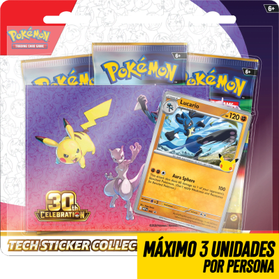 Tech Sticker Collection Pokemon TCG: 30th Celebration (Lucario)1