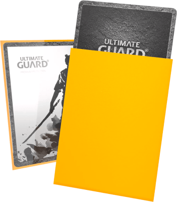 Protectores Ultimate Guard Katana Standard Size Yellow1