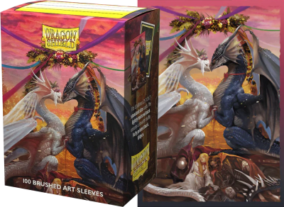 Protectores Dragon Shield Standard Brushed Art: Valentine Dragons 20231