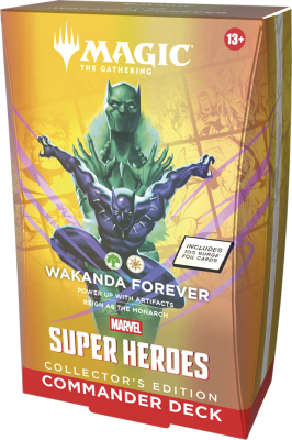 Commander Collector Edition Deck MTG: Marvel Super Heroes - Wakanda Forever - Ingles1