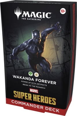 Commander Deck MTG: Marvel Super Heroes - Wakanda Forever - Ingles1