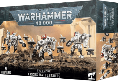WH 40K T'au Empire: Crisis Battlesuits1