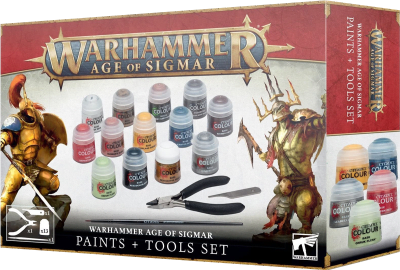 WH AOS: Paints + Tools Set1
