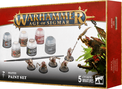 Warhammer Age Of Sigmar: Skaven + Paint Set